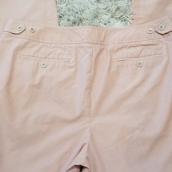 Robin Howe pinstripe wide leg trousers, size 10 - Picture 5 of 8